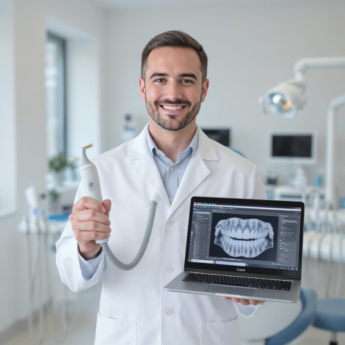 Выездное сканирование зубов и цифровые оттиски для стоматологических клиник в Москве